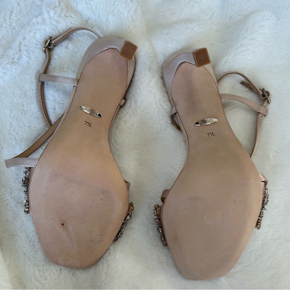 BADGLEY MISCHKA Elana Crystal Embellished High Heel Sandal - Picture 5 of 6